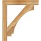 Ekena Millwork Imperial Block Rough Sawn Bracket, Western Red Cedar, 4"W x 32"D x 36"H BKT04X32X36IMP05RWR - alternate 2